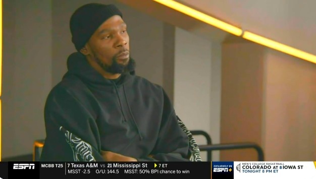  還打多久退役？KD：目前無法預(yù)測終點 可能會發(fā)生也可能不會