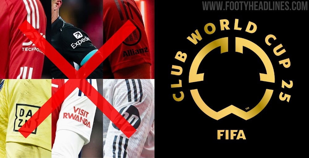  FIFA不允許世俱杯球隊有袖標贊助，需貼上世俱杯徽標