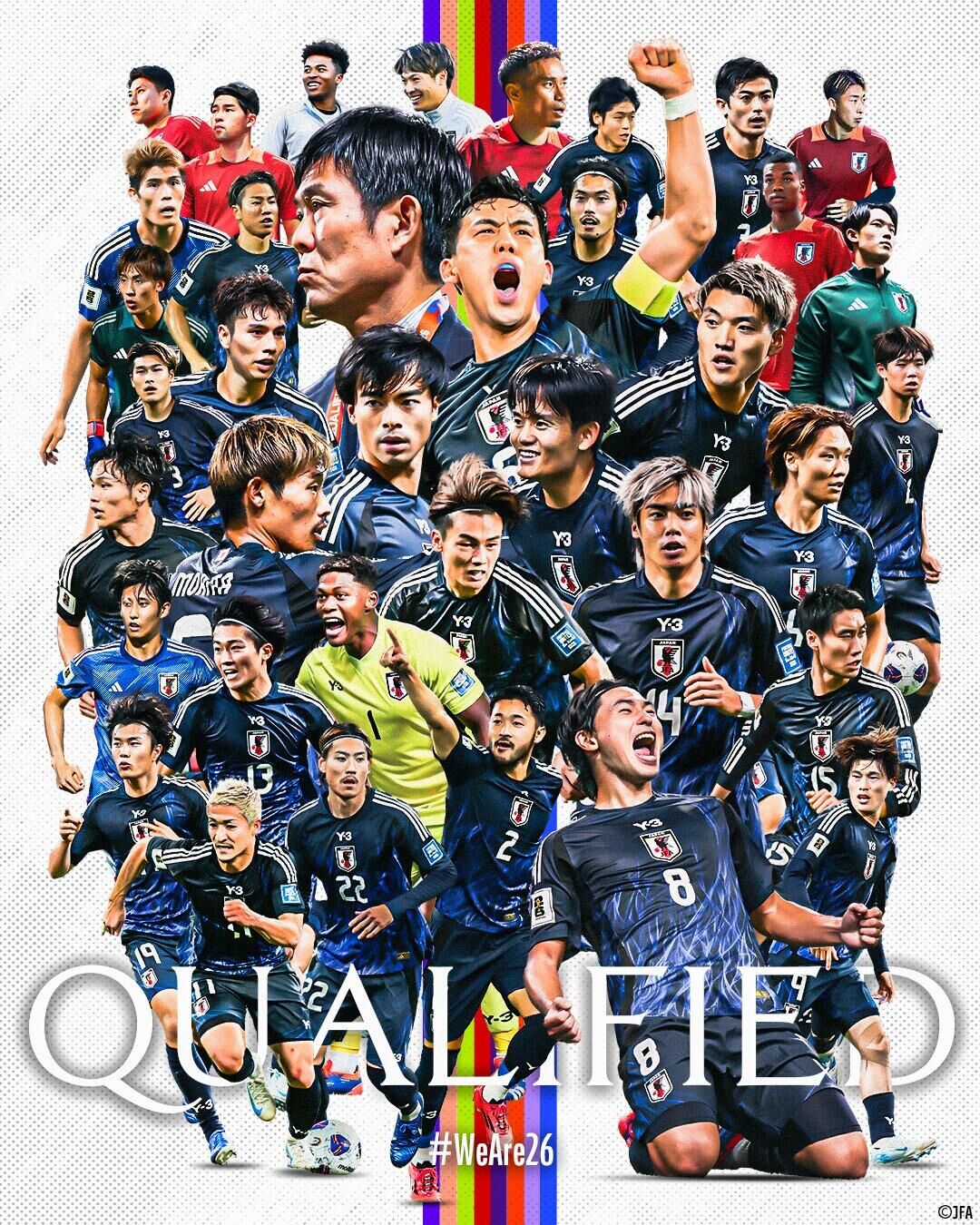  斷層領先！日本7輪6勝1平提前晉級世界杯，全球除東道主外首隊！