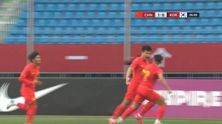  U22國(guó)足1-0韓國(guó)全場(chǎng)數(shù)據(jù)：控球率49%落后韓國(guó)，10射7正領(lǐng)先對(duì)手