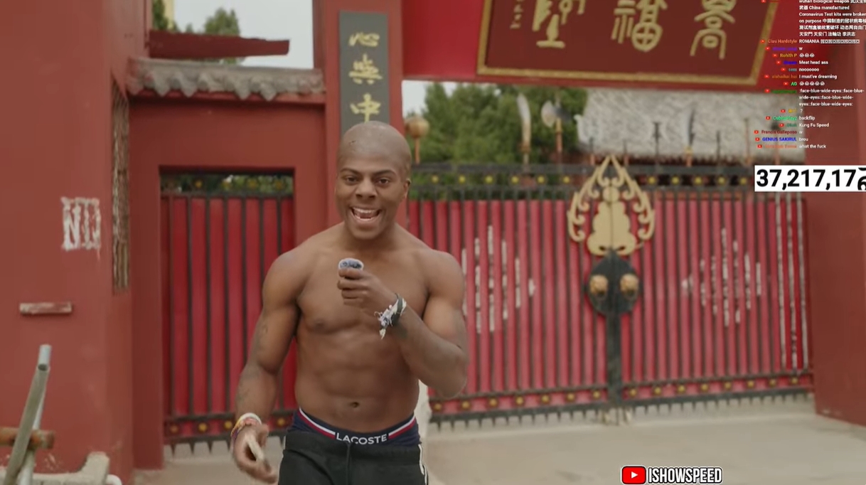  光頭造型！Speed中國行來到鄭州少林寺，上香拜佛學(xué)功夫