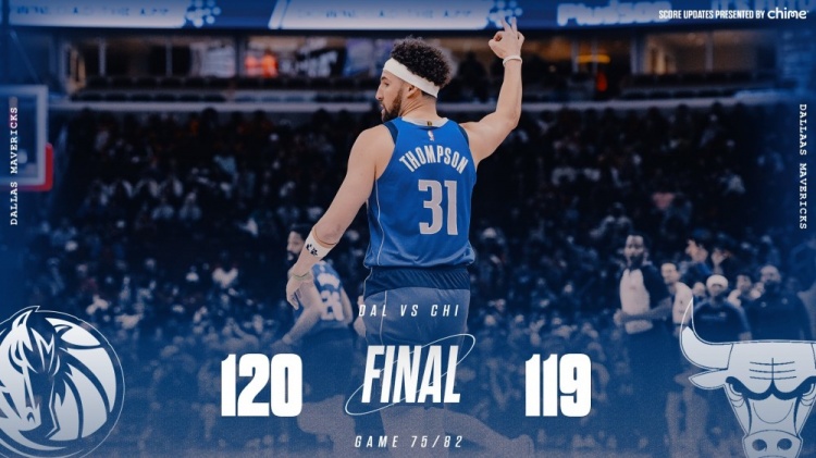  險勝公牛！獨行俠官方曬贏球海報 克萊成為封面人物