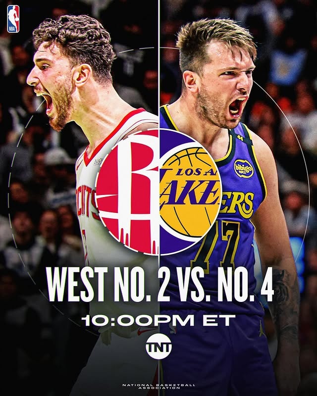  狂野西部焦點大戰(zhàn)！NBA官方發(fā)布火湖大戰(zhàn)海報：申京VS東契奇